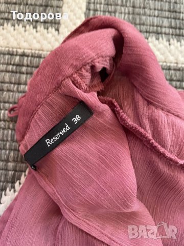 Тъмнорозов топ., снимка 5 - Корсети, бюстиета, топове - 44013380