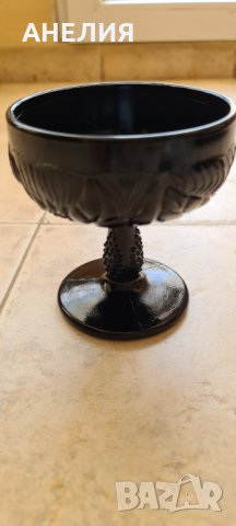 Чаша черен аркопал, снимка 2 - Други ценни предмети - 32288865