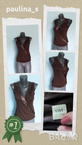 Пет различни броя / Дамски топ тип потник , снимка 3 - Корсети, бюстиета, топове - 51470092