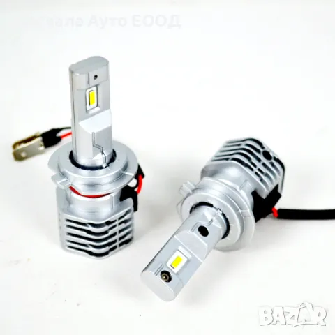 Диодни крушки к-т H7 44W 15000lm Lm 12V, без вентилатор, самоохлаждащи се, снимка 3 - Аксесоари и консумативи - 48591342