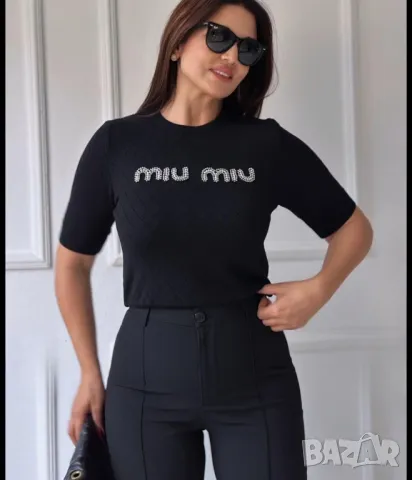 висококачествени плетени блузи Miu Miu , снимка 18 - Блузи с дълъг ръкав и пуловери - 49126862