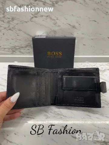 Мъжко портмоне в кутия BOSS, снимка 2 - Портфейли, портмонета - 48111756