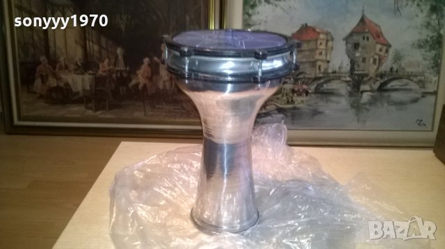 НОВА тарамбука-внос сирия-алуминиева-30х20см