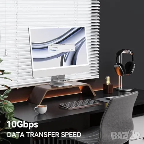 Нов iMac USB Адаптер Hub Поддържа 10Gbps 27 инча дисплей, снимка 4 - Друга електроника - 49443979