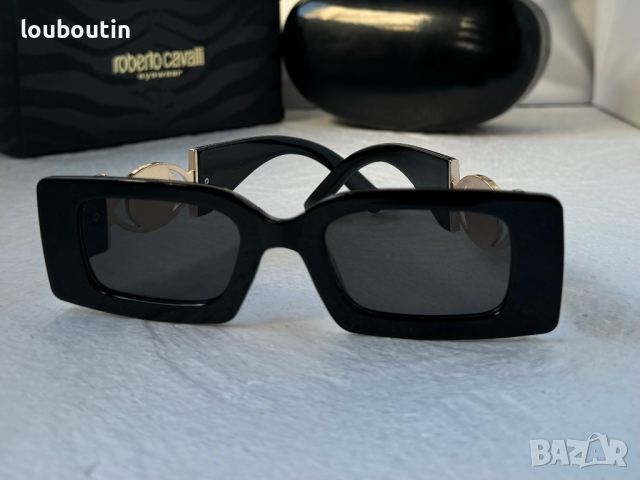 Roberto Cavalli  дамски слънчеви очила правоъгълни, снимка 3 - Слънчеви и диоптрични очила - 44884959