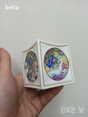 Порцеланов свещник Спящата красавица - Hutschenreuther 2000 , снимка 8 - Антикварни и старинни предмети - 51622447