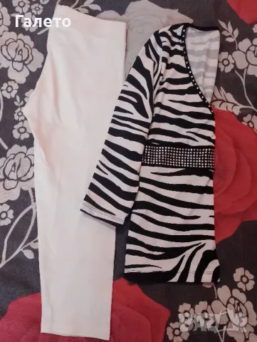 Лот от клин с еластична блуза 