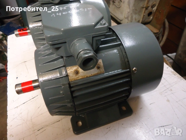 Трифазни ел.мотори 0,75 KW- 1400 об/мин., снимка 2 - Електродвигатели - 53422574