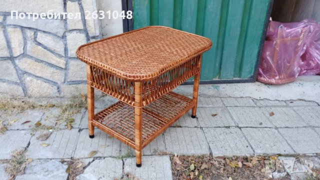 плетена ратанова маса, снимка 8 - Други стоки за дома - 43018997
