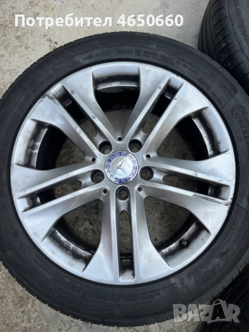 17 цолови алуминиеви джанти за Мерцедес Е класа, снимка 4 - Гуми и джанти - 52537327