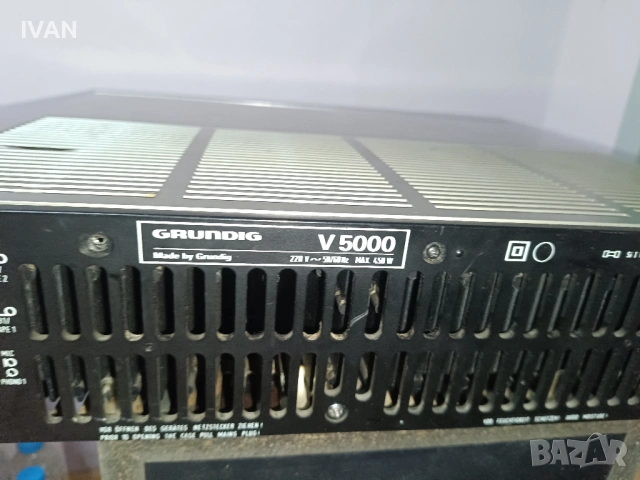 Продавам усилвател grundig v5000, снимка 5 - Ресийвъри, усилватели, смесителни пултове - 53047327