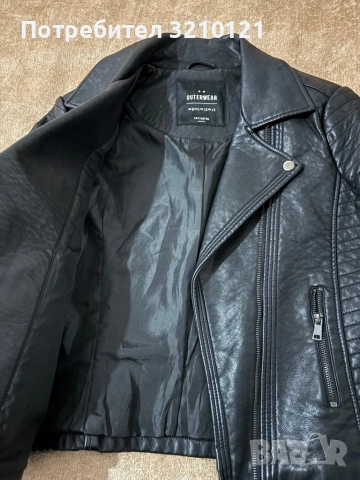 Дамско кожено яке , снимка 3 - Якета - 52776327