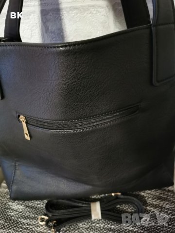 Черна нова чанта , снимка 3 - Чанти - 40441756
