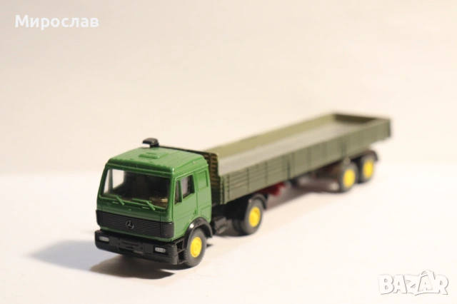 WIKING H0 1/87 MERCEDES BENZ КАМИОН КОЛИЧКА МОДЕЛ, снимка 3 - Колекции - 53017704