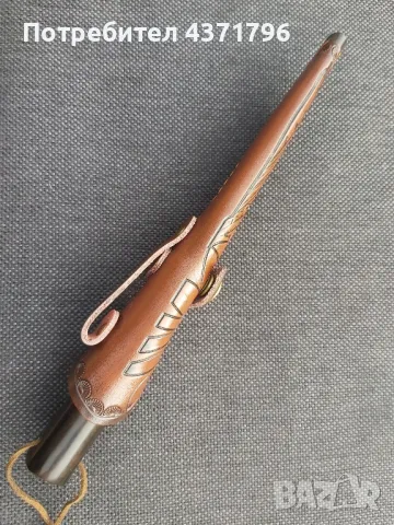 Висококачествен ръчно изрработен нож с кожена кания, снимка 6 - Ножове - 48866253
