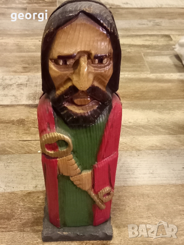 дърворезбована кутия за вино монах уникат   13/2, снимка 2 - Декорация за дома - 44845153