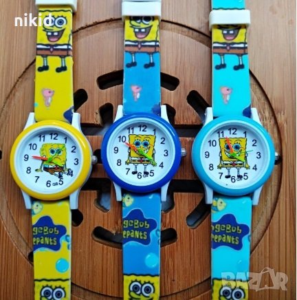 спондж боб Спонджбоб Sponge Bob детски ръчен часовник, снимка 6 - Детски - 24118506