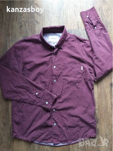 carhartt dots shirt - страхотна мъжка риза КАТО НОВА, снимка 7 - Ризи - 32413029