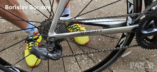 карбонов шосеен велосипед Scott foil ultegra di2 2х10. Размер 54., снимка 7 - Велосипеди - 50348522