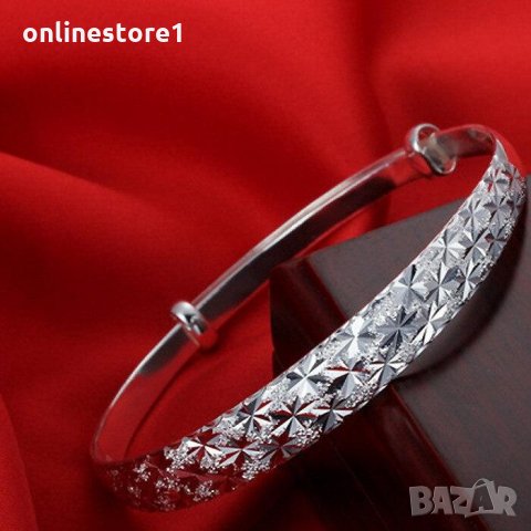 Сребърна гривна 999 - Флоренция Код: BGRX125, снимка 2 - Обеци - 33682204