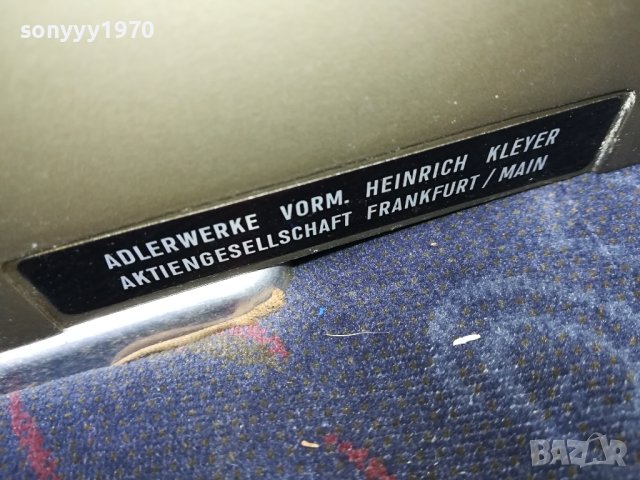 adler antique-стара пишеща машина 2701241611, снимка 15 - Антикварни и старинни предмети - 44001688