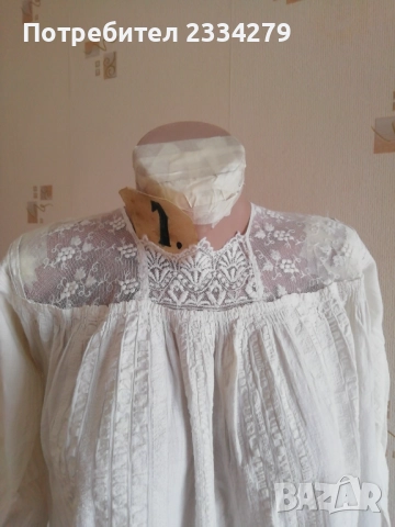 Стари женски ризи, Фолклорни, 100% автентични. , снимка 4 - Антикварни и старинни предмети - 52793253