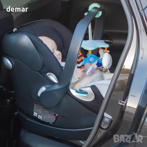 Бебешка сензорна въртележка с морски животни за кошарка или количка, снимка 5 - За бебешки колички - 43214982