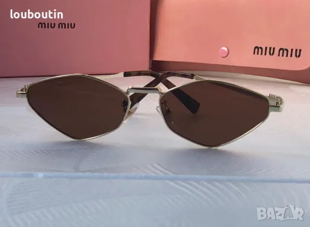 Miu 2024 дамски слънчеви очила ромб 3 цвята, снимка 10 - Слънчеви и диоптрични очила - 48005248