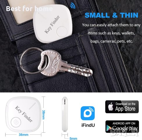 Комплект смарт тракери Key Finder Smart Wireless Tracker, снимка 3 - Друга електроника - 43699721