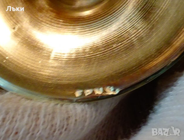 Бронзов бокал с лози и грозде. , снимка 6 - Антикварни и старинни предмети - 33338265