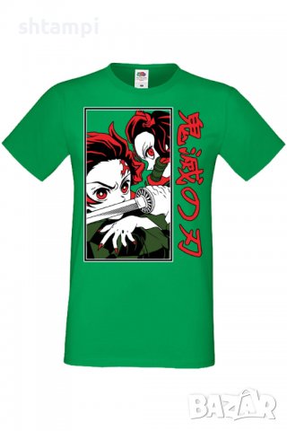 Мъжка тениска Demon Slayer Tanjiro Nezuko Fighting,Анимация,игра,Празник,Повод,, снимка 7 - Тениски - 38075907