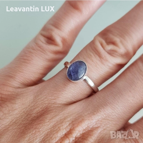 Сребърен комплект с Танзанит , снимка 6 - Бижутерийни комплекти - 52844154