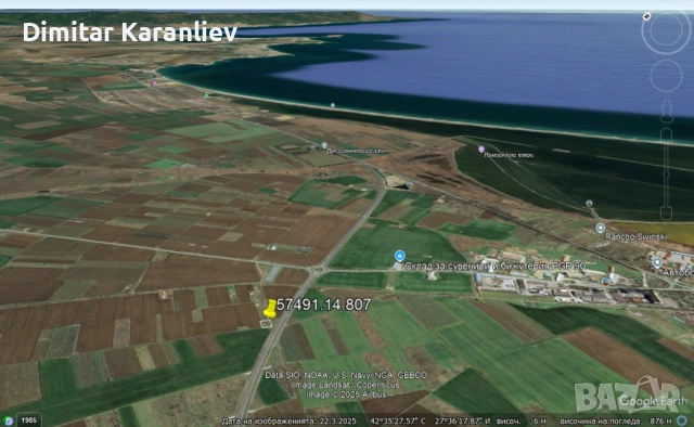 Продавам земя 1дка. в землището на гр. Поморие, снимка 8 - Земеделска земя - 52035439