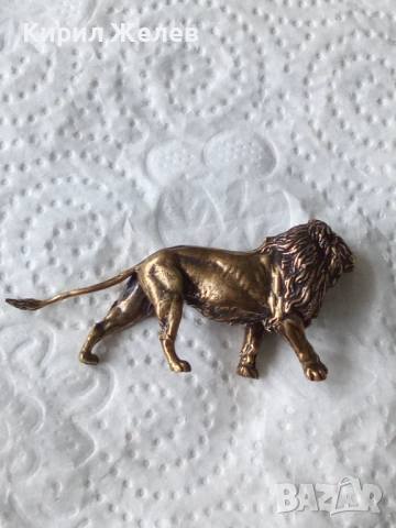 Бронзова фигурка на лъф малка 52342