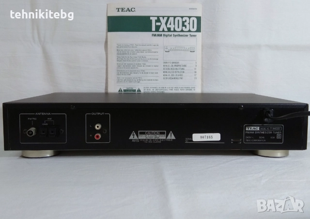 ⭐⭐⭐ TEAC T-X4030 ⭐⭐⭐ Висок клас тунер , 20 станции памет, снимка 5 - Ресийвъри, усилватели, смесителни пултове - 31802651