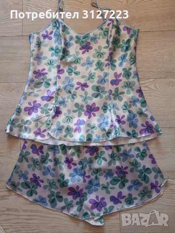 Сатенена пижама, снимка 4 - Пижами - 37461956