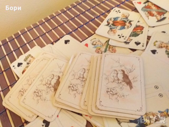 Мини немски карти 6.6/4.5см, снимка 8 - Карти за игра - 27757298
