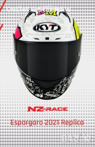 KYT Nz race Espargaro 2021 Replica ХЛ, снимка 3 - Аксесоари и консумативи - 43484444