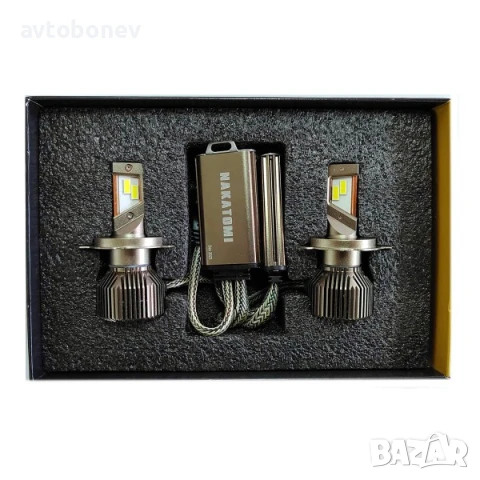 LED система NAKATOMI M5 - H4 - 12-24V/65W-Canbus, комплект/2 бр./, снимка 2 - Аксесоари и консумативи - 51179140