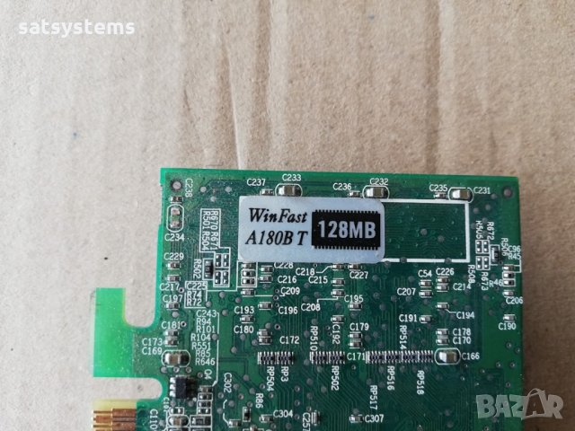 Видео карта NVidia GeForce Leadtek WinFast A180BT 128MB DDR 64bit AGP, снимка 8 - Видеокарти - 35378531