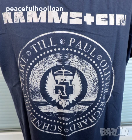 Rammstein мъжка метъл тениска  размер XL , снимка 2 - Тениски - 50837398