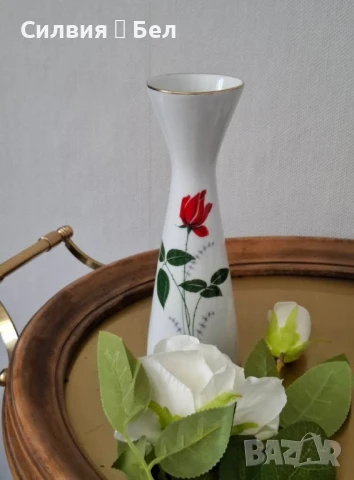 Ваза Plankenhammer Германия1928г. 🌹..•´¨) ¸.•¨) 🌱... (¸.•¨¯`*•.🍃🌹🍃, снимка 7 - Декорация за дома - 43399590