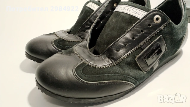 Кожени обувки DOLCE AND GABBANA оригинал номер 43 Стелка 29см, снимка 7 - Дамски ежедневни обувки - 53436544