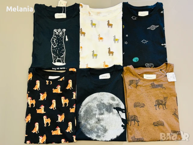 Лот от 6 мъжки тениски Reserved, размер S