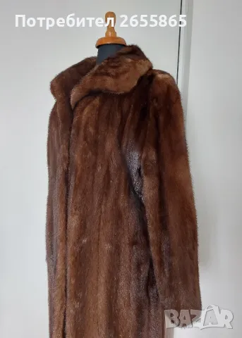 Дълго палто от норка, снимка 10 - Палта, манта - 48699487
