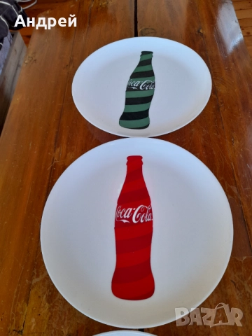 Чиния,чинии Кока Кола,Coca Cola #4, снимка 2 - Други ценни предмети - 52851215