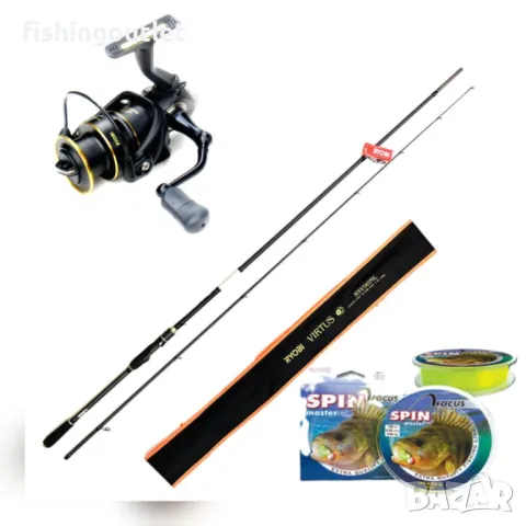 Японски спининг комплект Ryobi Virtus (въдица,макара и корда)