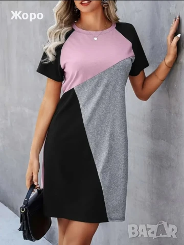 Дамска лятна рокля от мека и дишаща материя АХ-824424, снимка 3 - Рокли - 50750451