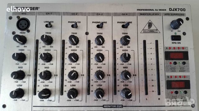 Музикален миксер Behringer DJX-700, снимка 3 - Ресийвъри, усилватели, смесителни пултове - 38481998
