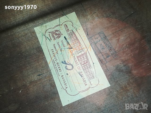 поръчана-framus-werke-bavaria made in west germany 0606211115, снимка 12 - Китари - 33119899